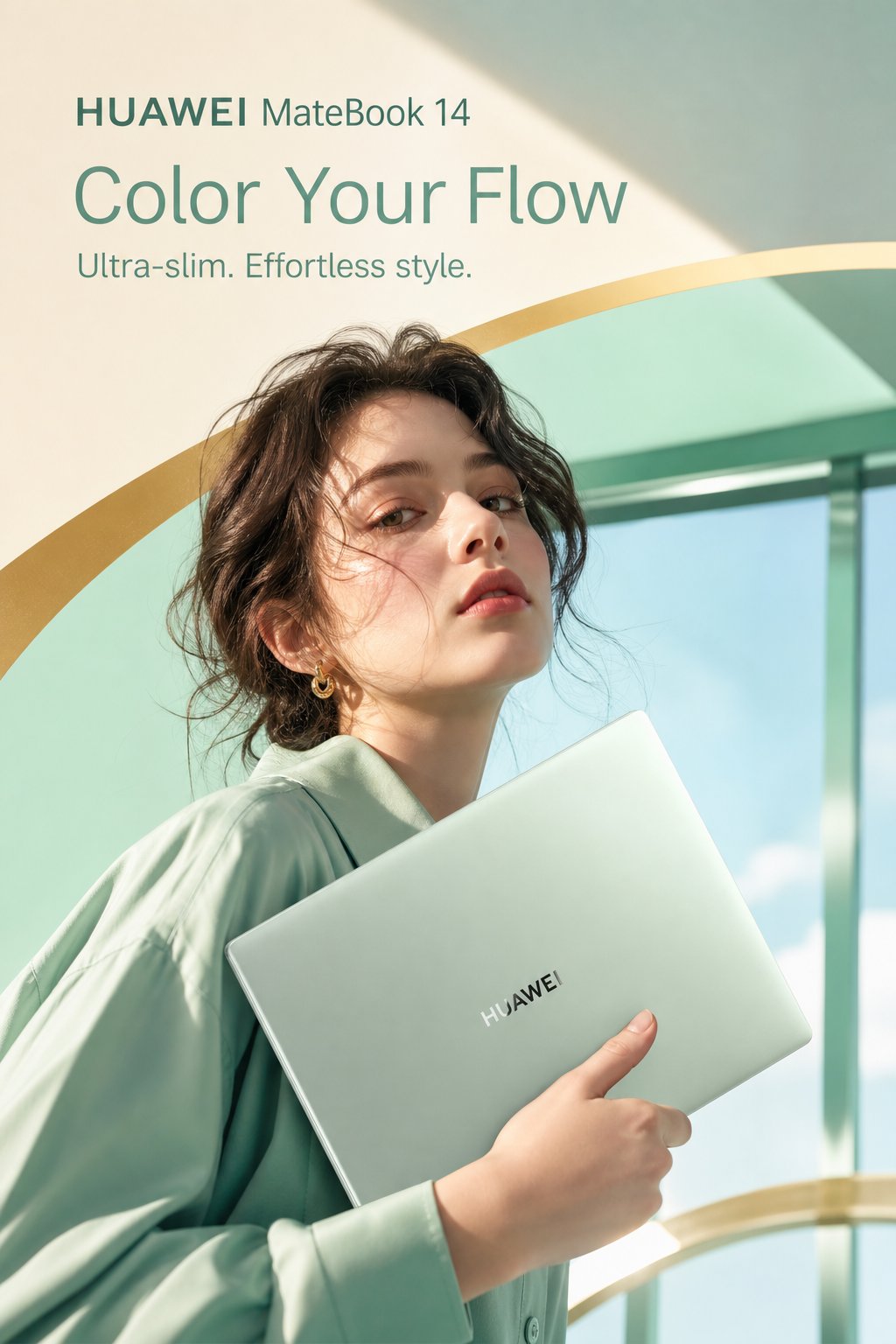 Huawei MateBook 14 — ad creative generated by GrowthGPT