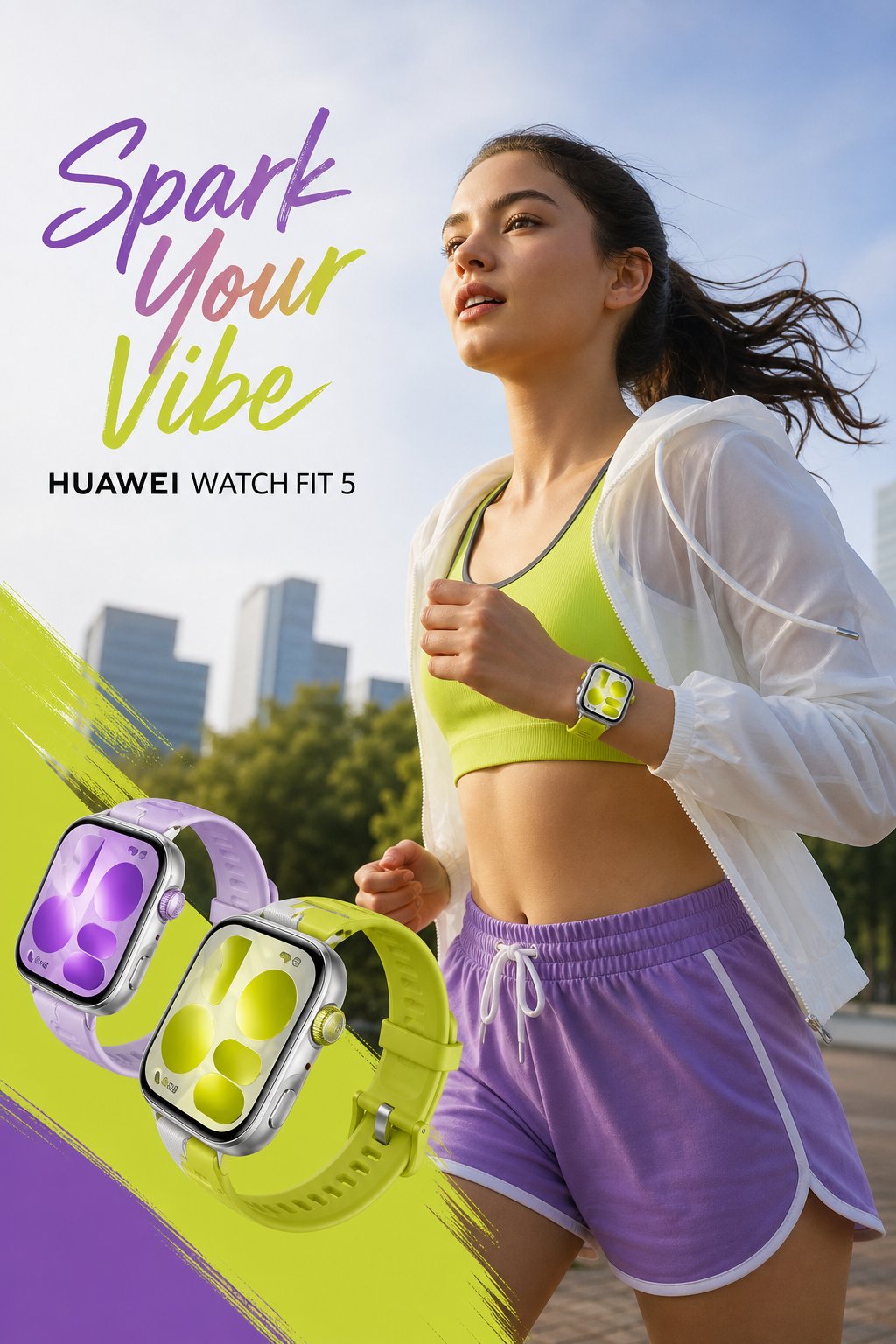 Huawei Watch Fit 5 — ad creative generated by GrowthGPT
